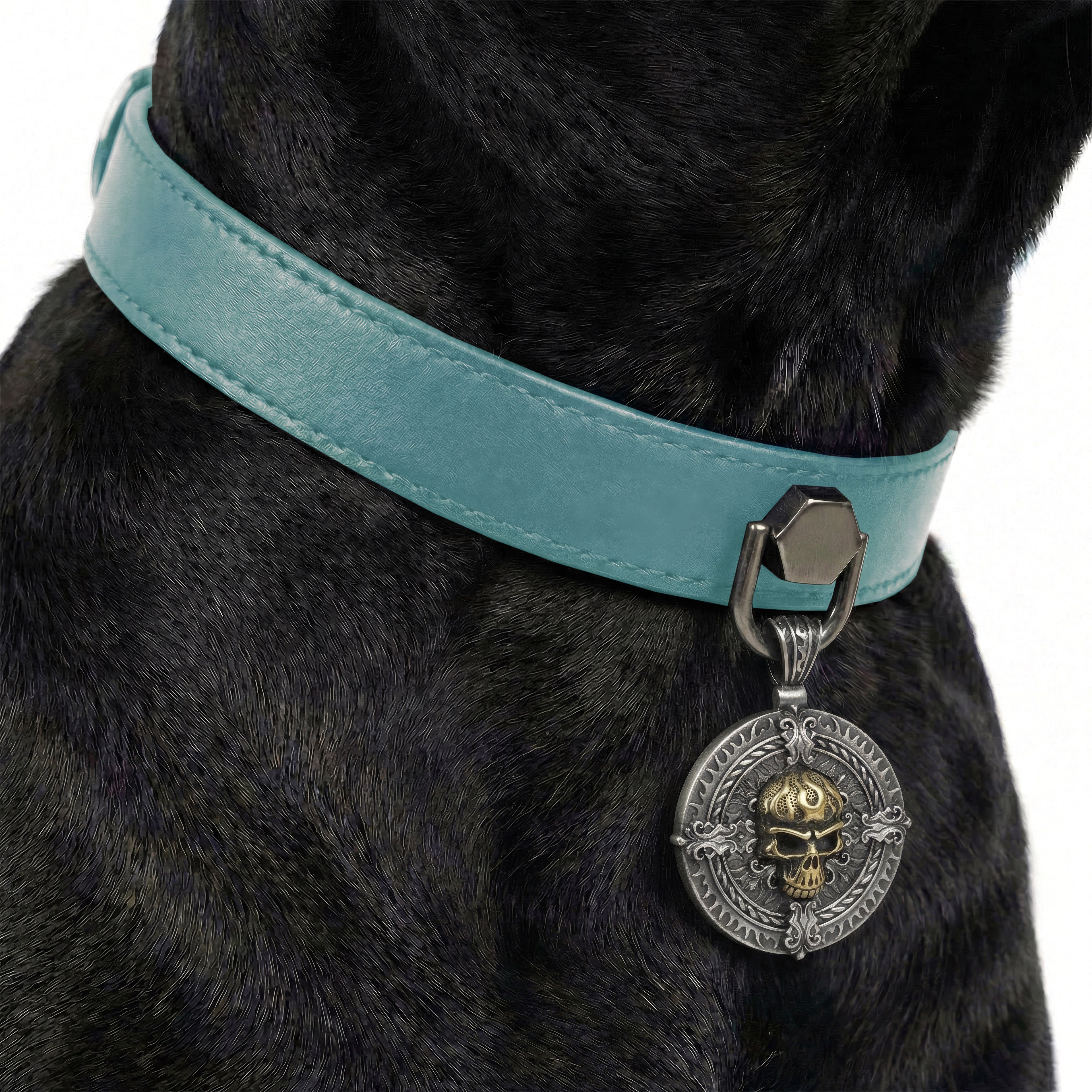 Preview - Turquoise Golden Skull